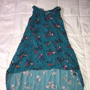 Blue high low dress (kids)